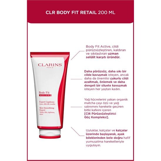 Clarins Body Fit Active 200 ml Selülit Kremi 2024 - 3