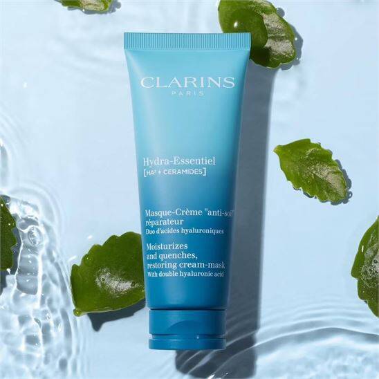 Clarins Hydra-Essentiel [HA²+ CERAMIDES] 75 ml Onarıcı Krem Maske - 7