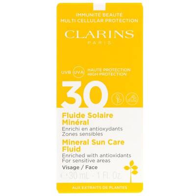 Clarins Mineral Sun Care Fluid SPF 30 for Face 30 ml Güneş Kremi - 3