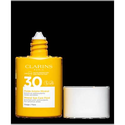 Clarins Mineral Sun Care Fluid SPF 30 for Face 30 ml Güneş Kremi - 4