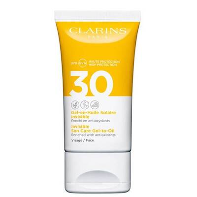 Clarins Sun Care Face Gel Invisible SPF 30 50 ml Güneş Kremi - 1