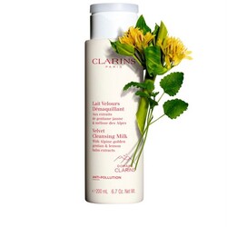 Clarins Velvet Cleansing Milk 200 ml Makyaj Temizleme Sütü - 1