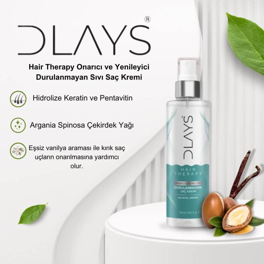 Dlays Hair Therapy Onarıcı&Yenileyici Durulanmayan Saç Kremi - 2