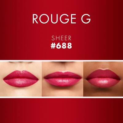 Guerlain Rouge G Lips Refill Sheer Shine N°688 Ruj - 2