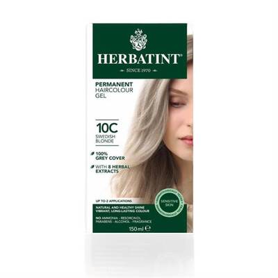 Herbatint 10C Swedish Blonde İsveç Sarısı Saç Boyası - 1