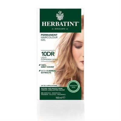 Herbatint 10DR Light Copperish Gold Açık Bakır Altın Saç Boyası - 1