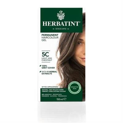 Herbatint 5C Light Ash Chestnut Açık Küllü Kestane Saç Boyası - 1