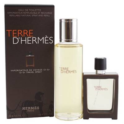 Hermes Terre D Hermes EDT 30 ml+Refill Erkek Parfüm Set - 2