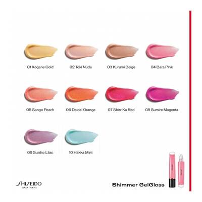 Shiseido Shimmer GelGloss 03 Kurumi Beige Dudak Parlatıcısı - 3