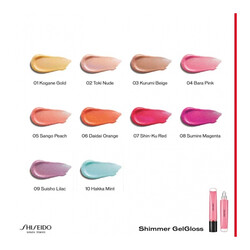 Shiseido Shimmer GelGloss 10 Hakka Mint Dudak Parlatıcısı - 3